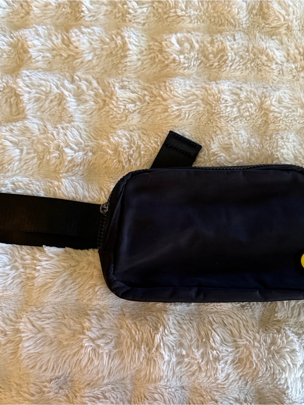 Black Buc-ees Belt Bag with Adjustable Strap like Lululemon